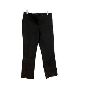 Moschino Pants Size 4 BLack Color  For Women With Zipper  Straight Leg